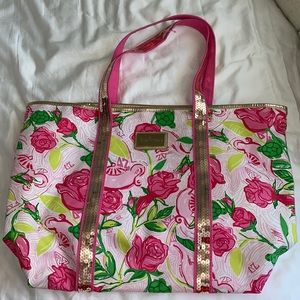 Lilly Pulitzer Delta Zeta Sparkle Tote